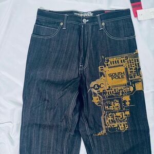 Size 34x34: Brand New x Southpole x 2000s x Black Gold x Baggy Jeans x Y2K